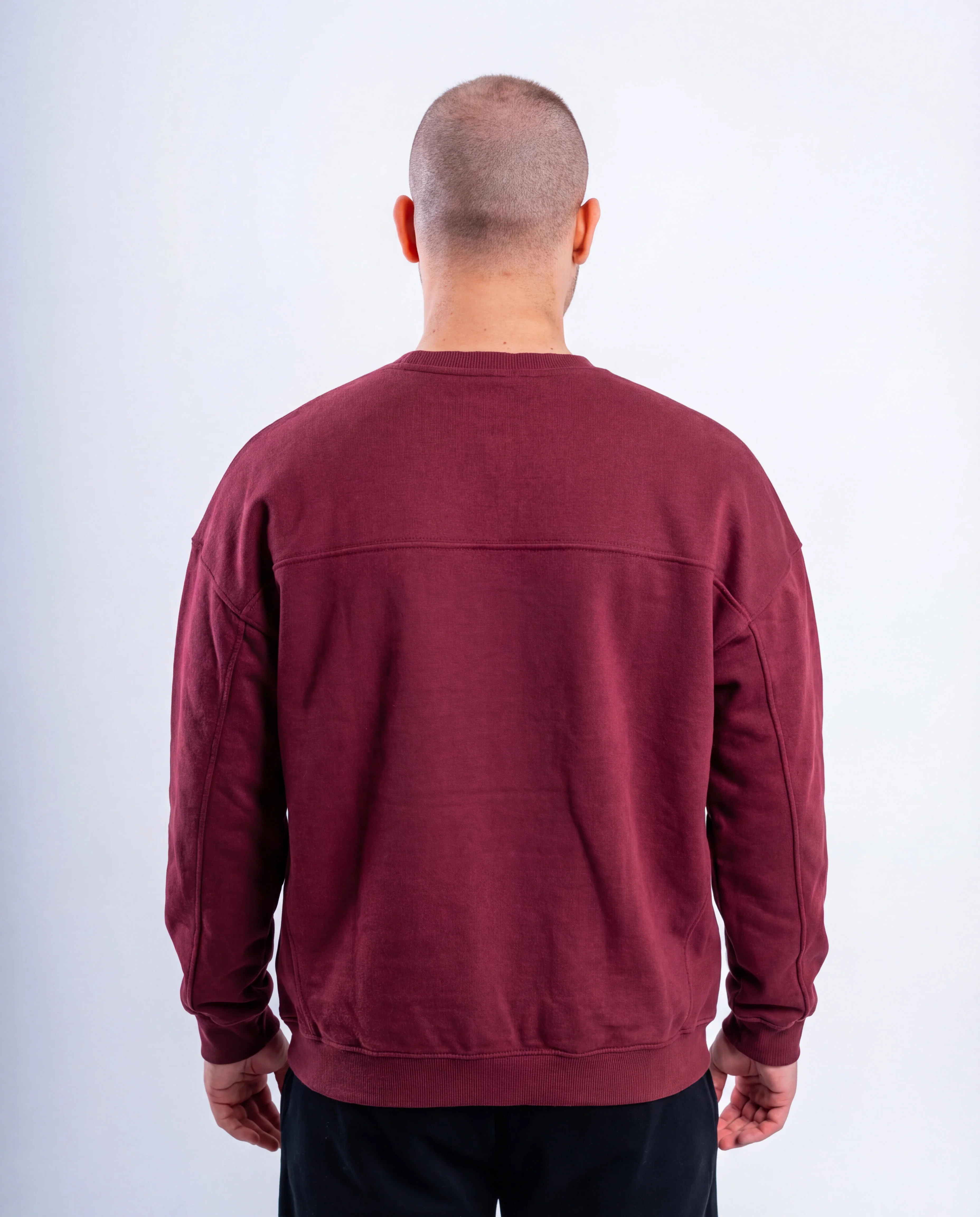 EVOLVE® BURGUNDY CREW NECK - Image 3