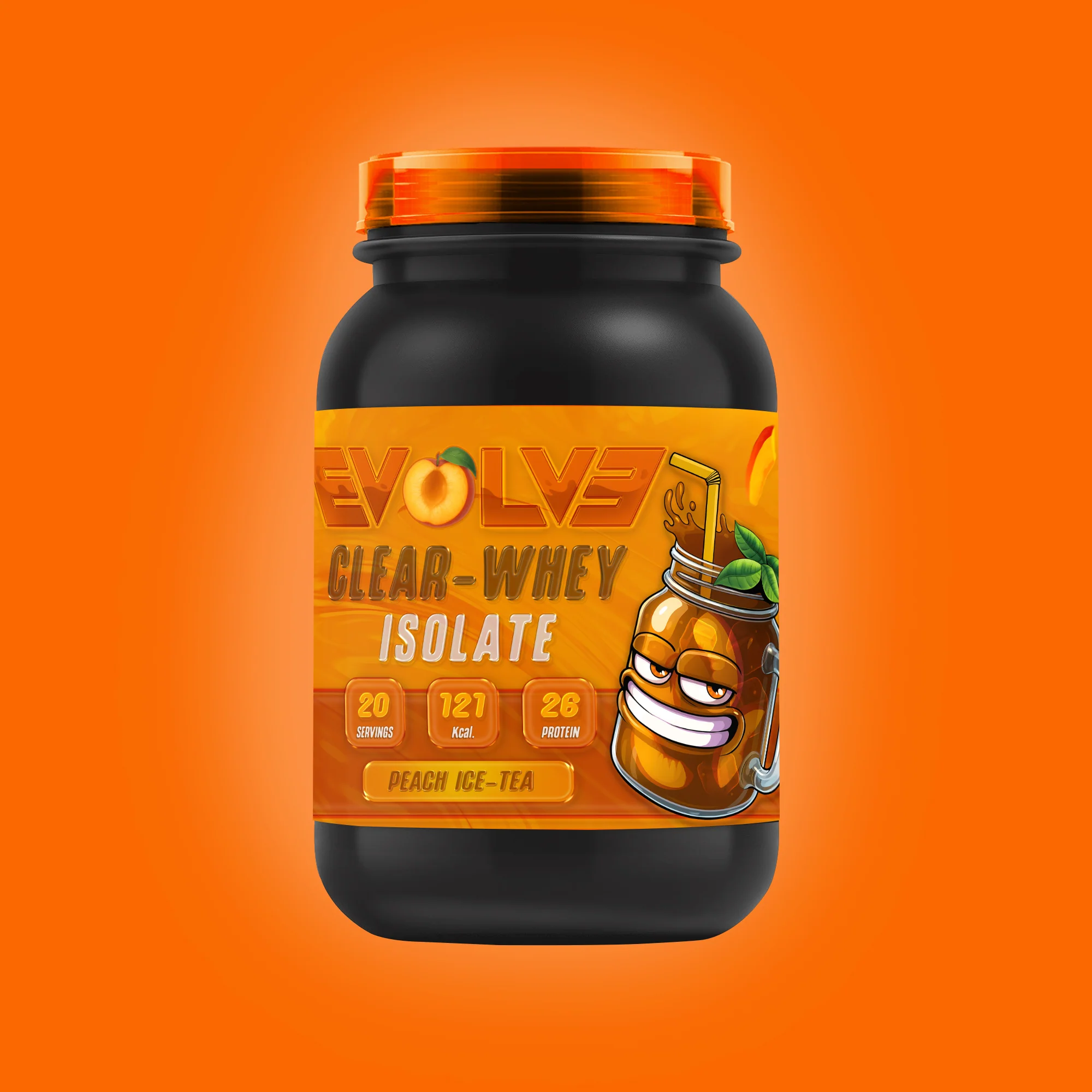 EVOLVE® CLEAR-WHEY ISOLATE - PEACH ICED TEA - 20 serv.