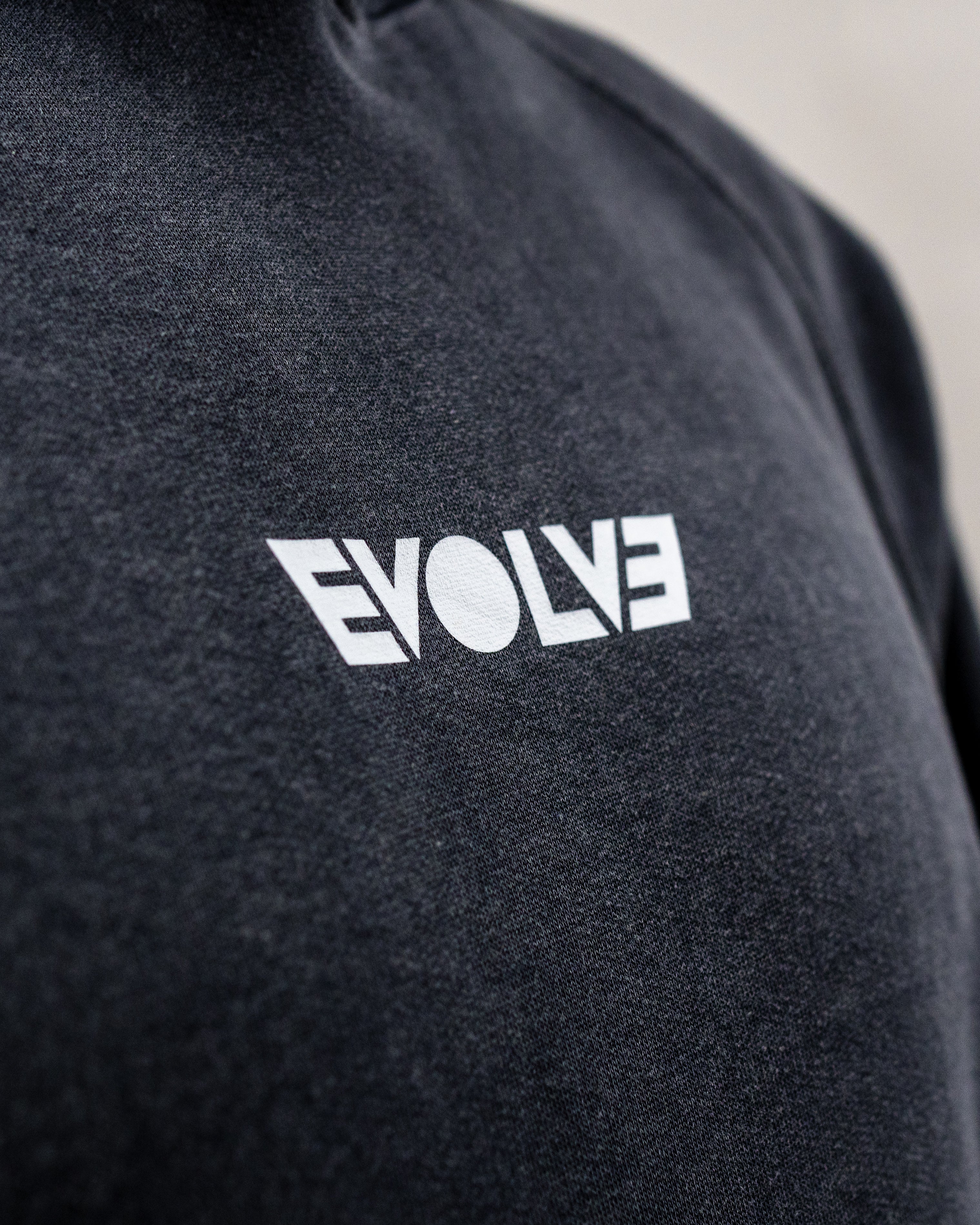 EVOLVE® GREY ACID WASH OVERSIZED HOODIE - Image 4
