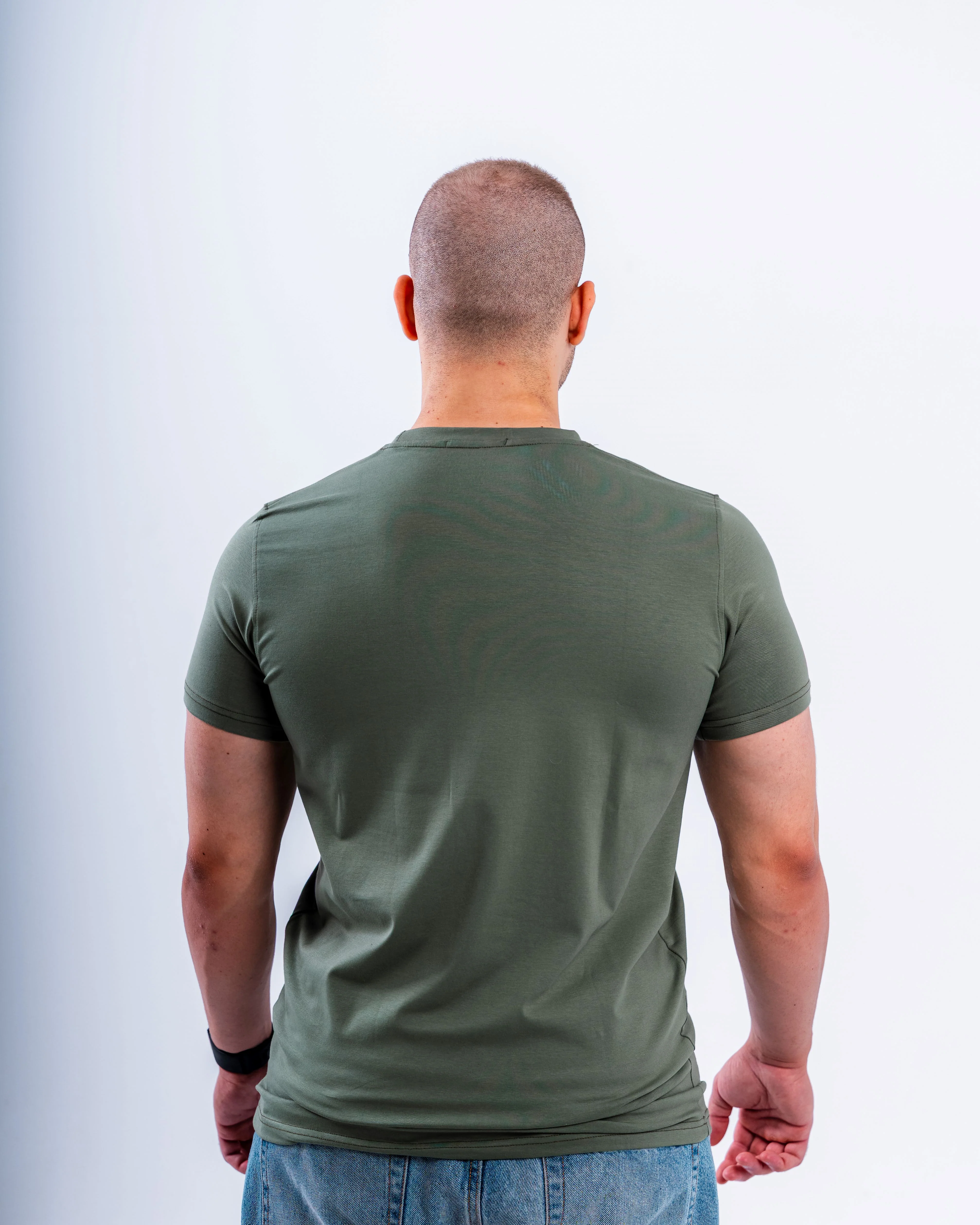 EVOLVE® OLIVE MUSCLE TEE - Image 3
