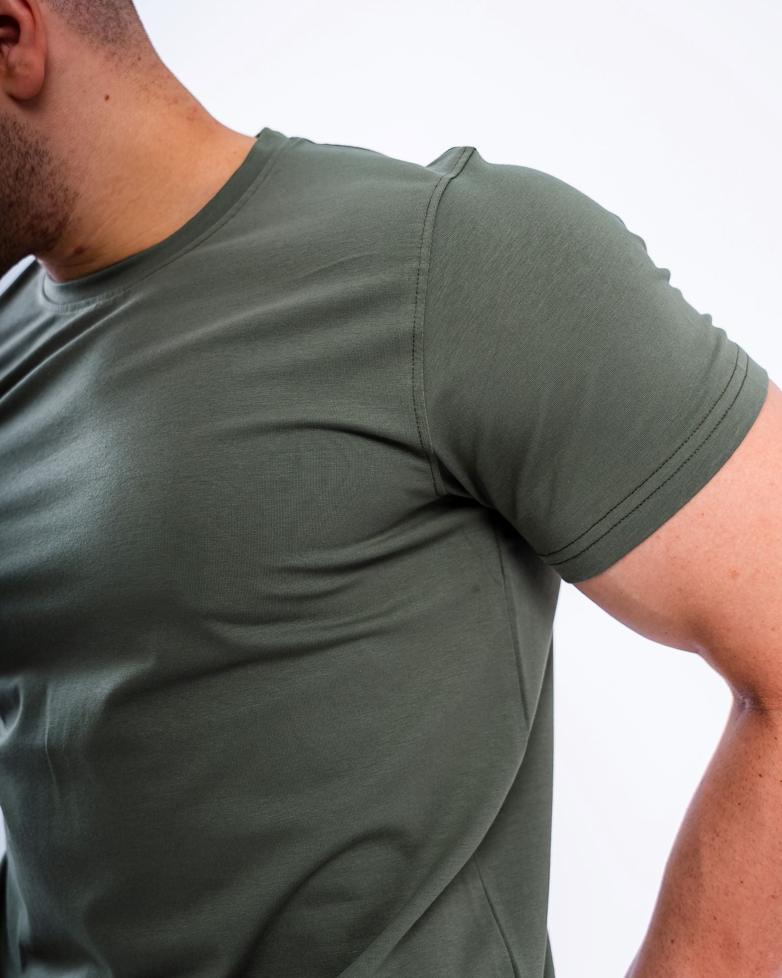 EVOLVE® OLIVE MUSCLE TEE - Image 5